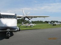 Nordsee 2017 (284)  Flugplatz Leer-Papenburg vor dem Start